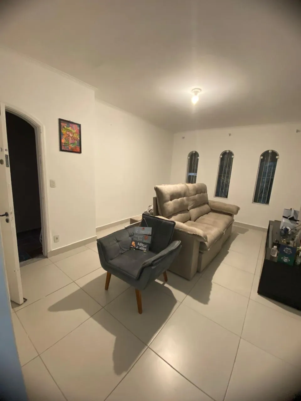 Sala residencial pintada e entregue